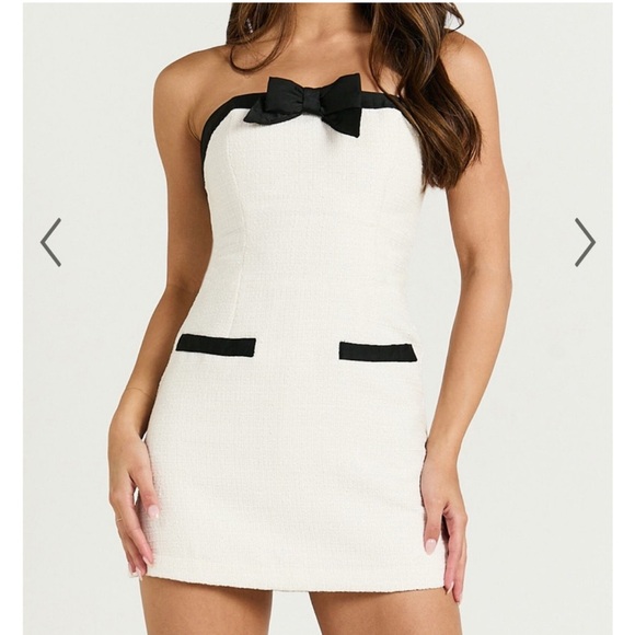 Showpo Skylee Playsuit w/Bow Detail - Picture 1 of 6